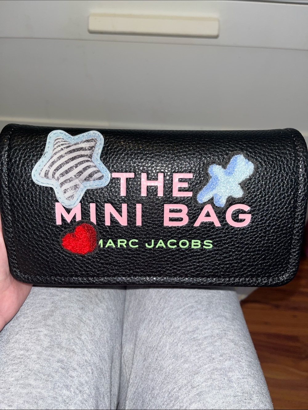 Marc Jacobs Black Leather Mini Bag. Brand New With Tags.